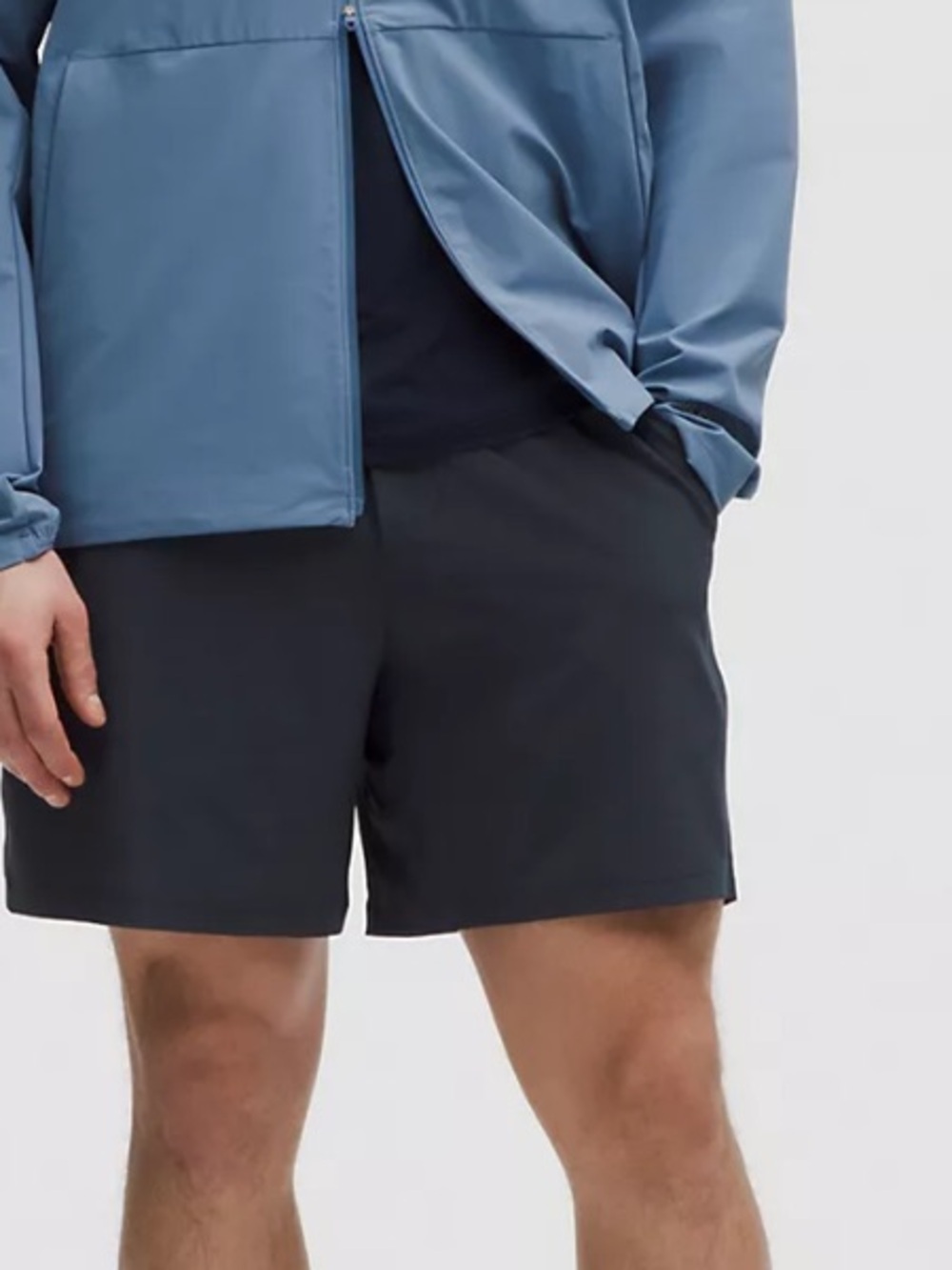 Men's Lululemon Navy Linerless Athletic Short Size Small 5.5" Inseam